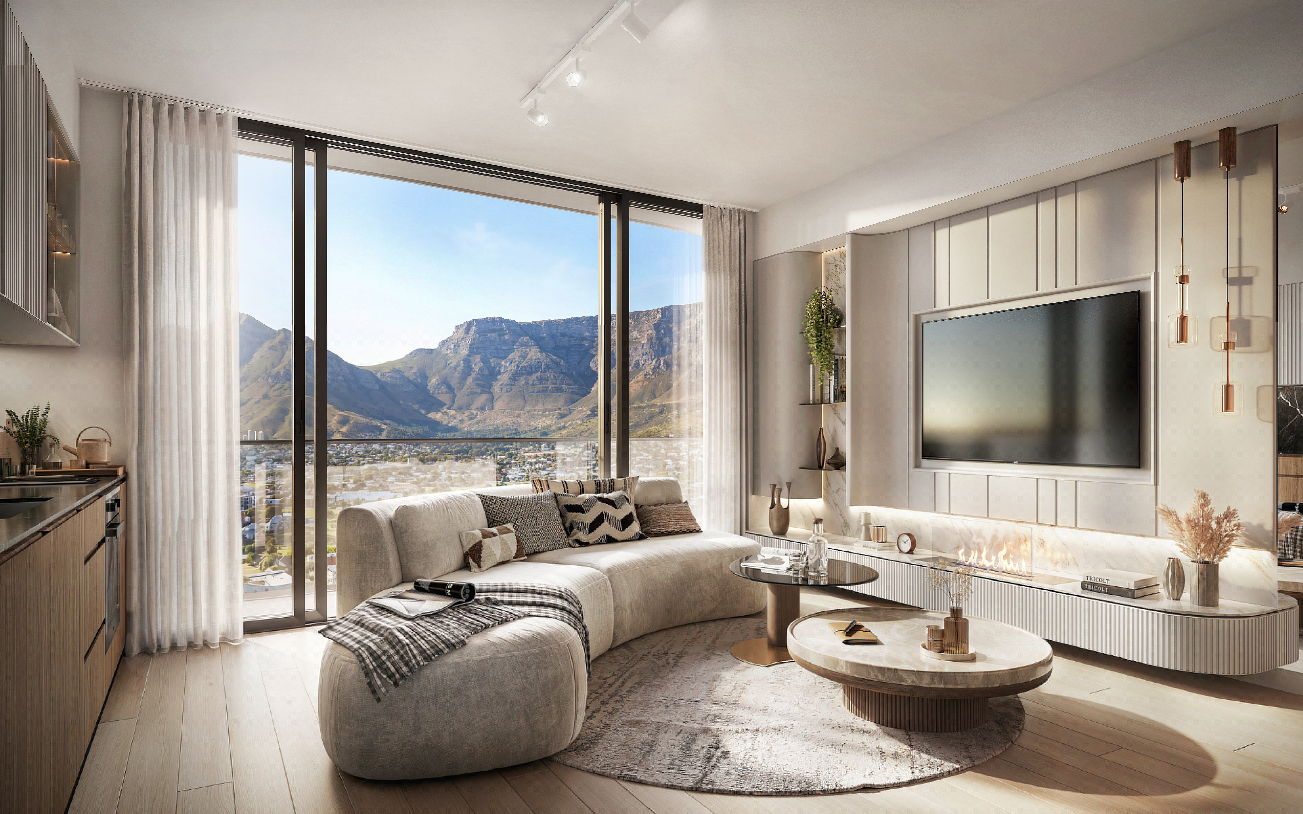Lounge with Table Mountain backdrop