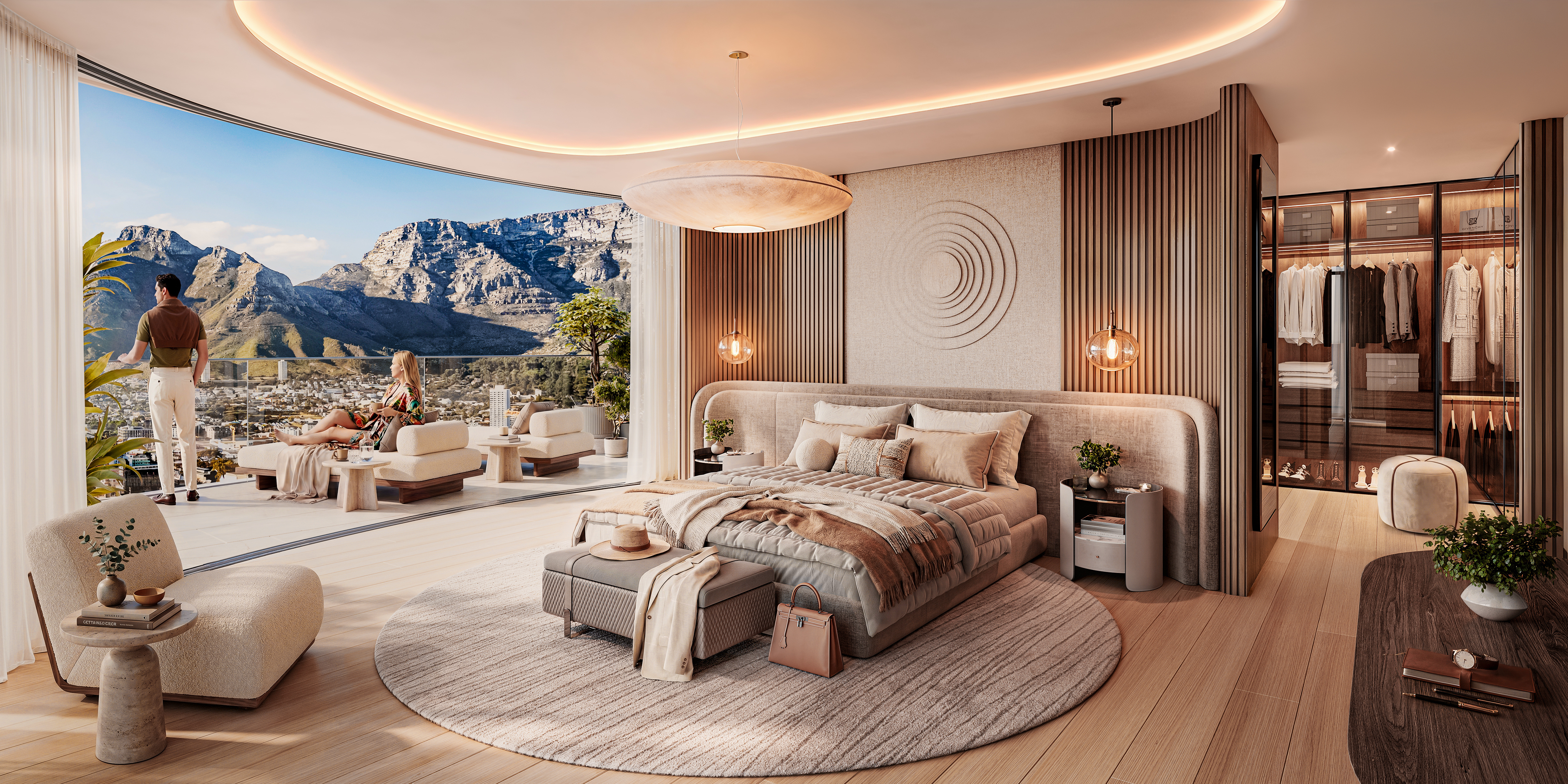 Refined apartment interior